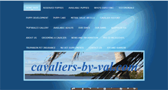 Desktop Screenshot of cavaliers-by-val.com